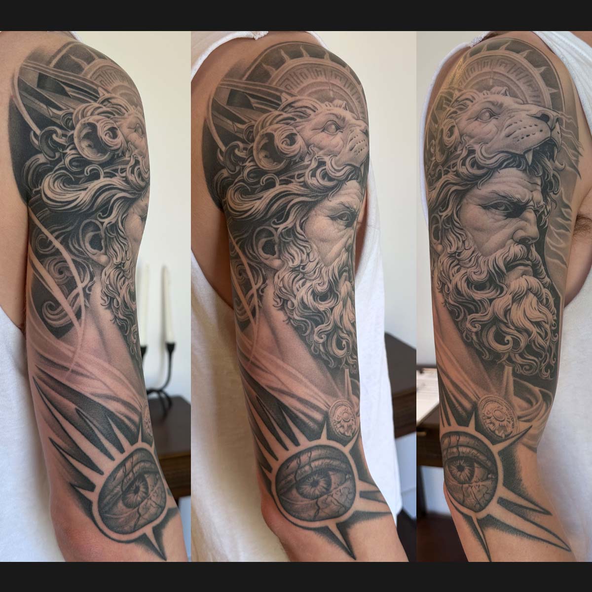 Tattoo Shops in Castle Rock Colorado DERM TATTOO Black and Grey Realism Tattoo Artist German Fernandez 00