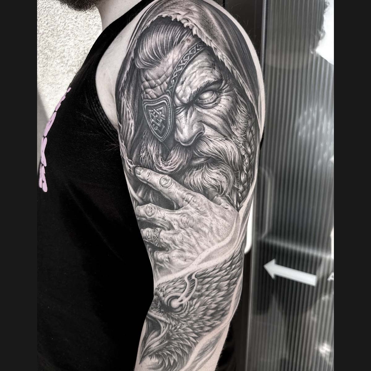 Tattoo Shops in Castle Rock Colorado DERM TATTOO Black and Grey Realism Tattoo Artist German Fernandez 27