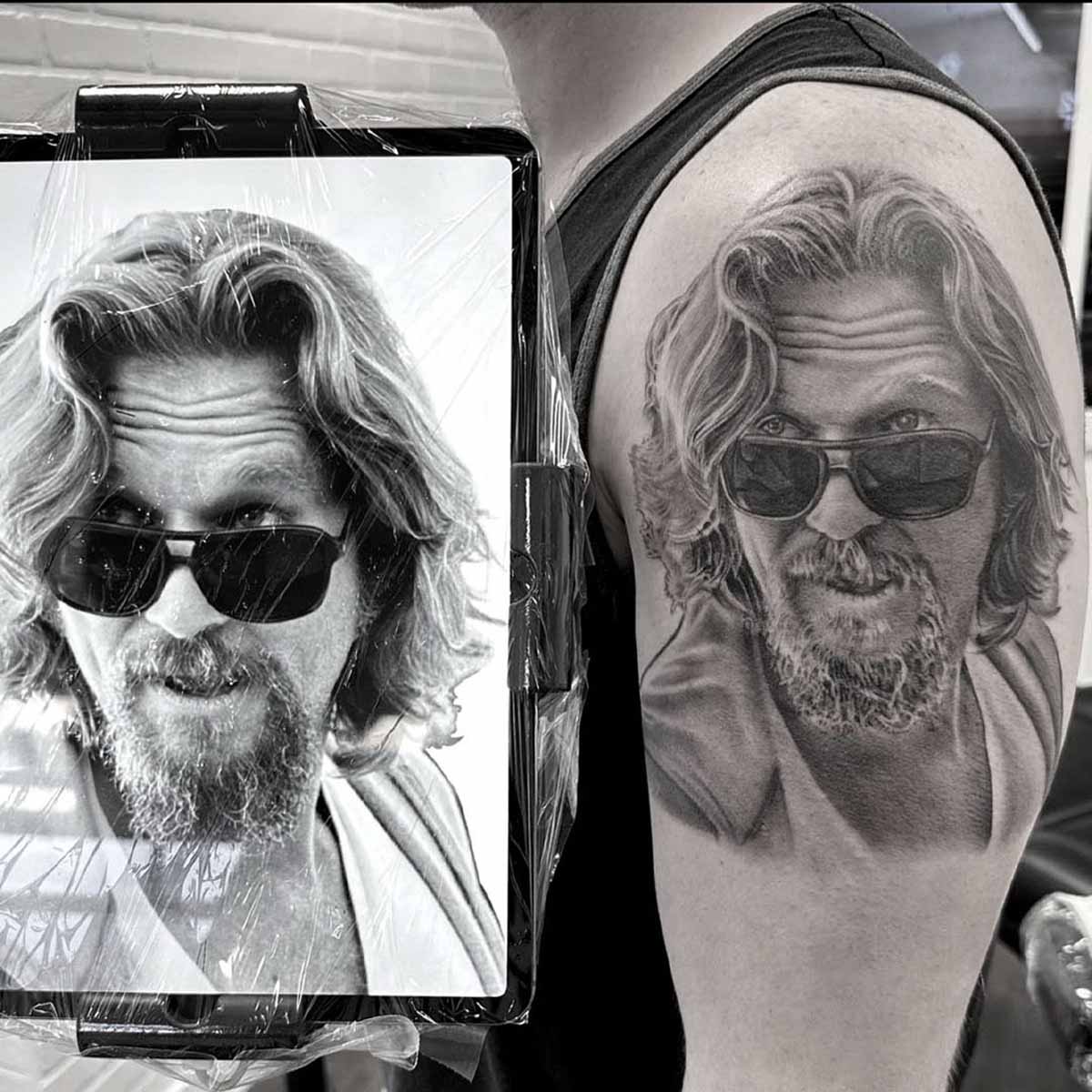 Tattoo Shops in Castle Rock Colorado DERM TATTOO Black and Grey Realism Tattoo Artist German Fernandez 28