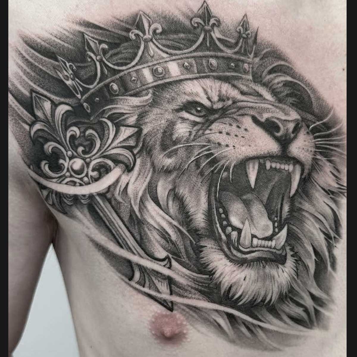 Tattoo Shops in Castle Rock Colorado DERM TATTOO Black and Grey Realism Tattoo Artist German Fernandez 39
